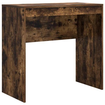 vidaXL Γραφείο Καπνιστό Δρύς 125,5x40x127cm 2 τμχ. 1 τεμ.