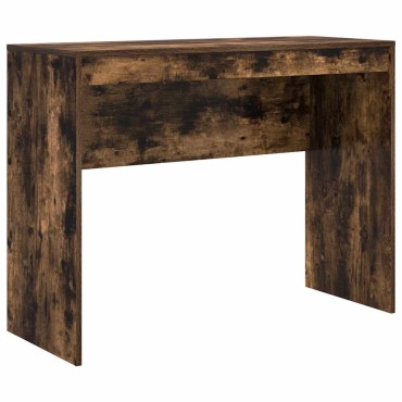 vidaXL Γραφείο Καπνιστό Δρύς 145,5x40x127cm 2 τμχ. 1 τεμ.