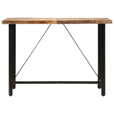 vidaXL Τραπέζι Μπαρ 150x70x107cm από Μασίφ Ξύλο Μάνγκο & Σίδηρο 1 τεμ.