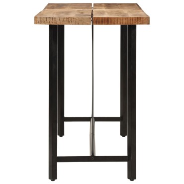 vidaXL Τραπέζι Μπαρ 150x70x107cm από Μασίφ Ξύλο Μάνγκο & Σίδηρο 1 τεμ.