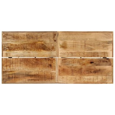 vidaXL Τραπέζι Μπαρ 150x70x107cm από Μασίφ Ξύλο Μάνγκο & Σίδηρο 1 τεμ.