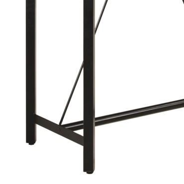 vidaXL Τραπέζι Μπαρ 150x70x107cm από Μασίφ Ξύλο Μάνγκο & Σίδηρο 1 τεμ.