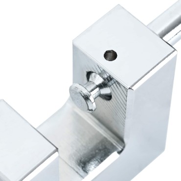 vidaXL Λουκέτο 6 τμχ. Ασημί Ατσάλι
