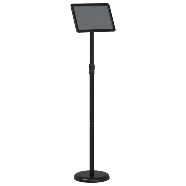 vidaXL Εκθεσιακές Οθόνες Μαύρο 25 x 25 x 125 εκ Αλουμίνιο
