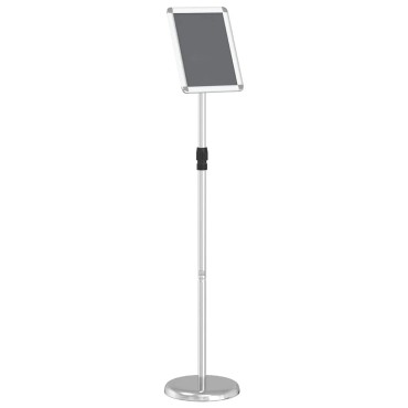 vidaXL Εκθεσιακές Οθόνες Ασημί 25 x 25 x 125 εκ Αλουμίνιο