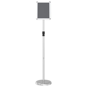 vidaXL Εκθεσιακές Οθόνες Ασημί 25 x 25 x 125 εκ Αλουμίνιο