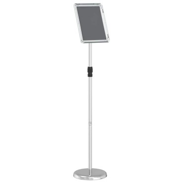 vidaXL Εκθεσιακές Οθόνες Ασημί 25 x 25 x 125 εκ Αλουμίνιο