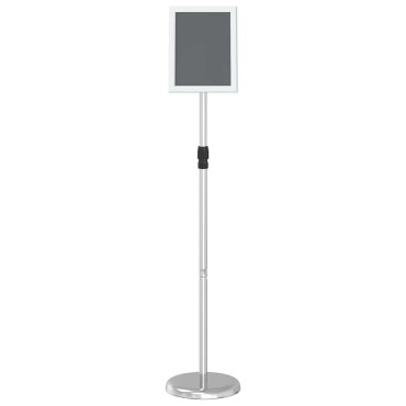 vidaXL Εκθεσιακές Οθόνες Ασημί 25 x 25 x 125 εκ Αλουμίνιο