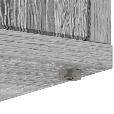 vidaXL Σπίτι Γάτας Γκρίζο Σονομα 53 x 52 x 62 εκ Επεξεργασμένο Ξύλο