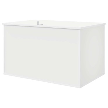 vidaXL Σπίτι Γάτας Λευκό 85 x 55 x 50,5 εκ Επεξεργασμένο Ξύλο