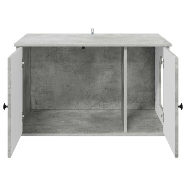 vidaXL Σπίτι Γάτας Σκυρόδεμα 85 x 55 x 50,5 εκ Επεξεργασμένο Ξύλο
