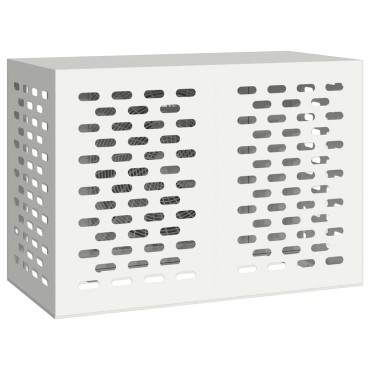 vidaXL Κάλυμμα κλιματιστικού Λευκό 100 x 50 x 70 cm