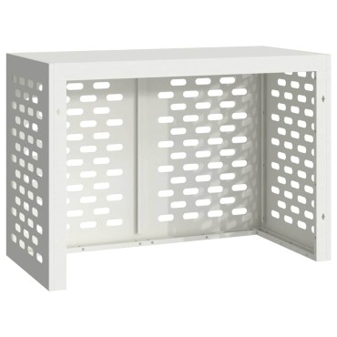 vidaXL Κάλυμμα κλιματιστικού Λευκό 100 x 50 x 70 cm