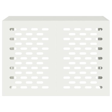 vidaXL Κάλυμμα κλιματιστικού Λευκό 100 x 50 x 70 cm