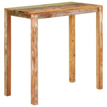 vidaXL Τραπέζι Μπαρ 112x55x108cm από Μασίφ Ανακυκλωμένο Ξύλο 1 τεμ.