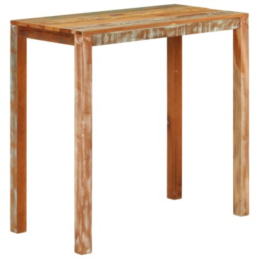 vidaXL Τραπέζι Μπαρ 112x55x108cm από Μασίφ Ανακυκλωμένο Ξύλο 1 τεμ.