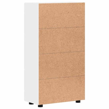 vidaXL Πλαϊνό γραφείο FLORIN 55,5x29x100cm Λευκό