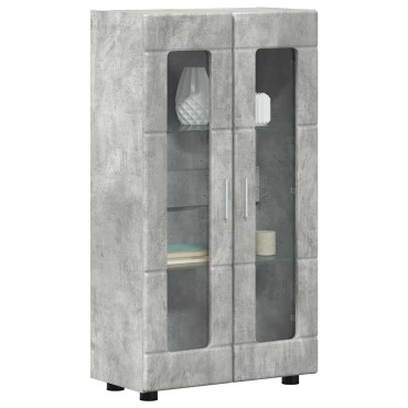 vidaXL Πλαϊνό γραφείο FLORIN 55,5x29x100cm Σκυρόδεμα Γκρι