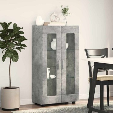 vidaXL Πλαϊνό γραφείο FLORIN 55,5x29x100cm Σκυρόδεμα Γκρι