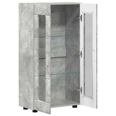 vidaXL Πλαϊνό γραφείο FLORIN 55,5x29x100cm Σκυρόδεμα Γκρι