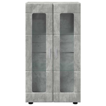 vidaXL Πλαϊνό γραφείο FLORIN 55,5x29x100cm Σκυρόδεμα Γκρι