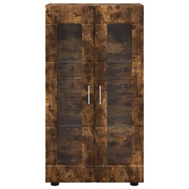vidaXL Πλαϊνό γραφείο FLORIN 55,5x29x100cm Καπνισμένο Ξύλο Δρυός