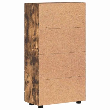 vidaXL Πλαϊνό γραφείο FLORIN 55,5x29x100cm Καπνισμένο Ξύλο Δρυός