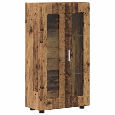 vidaXL Πλαϊνό γραφείο FLORIN 55,5x29x100cm Παλιό ξύλο