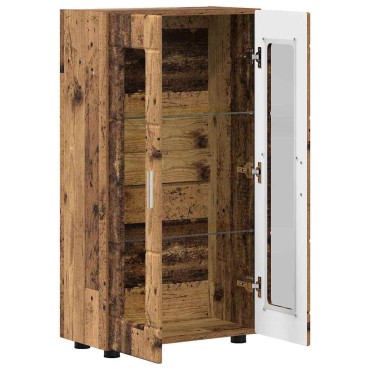 vidaXL Πλαϊνό γραφείο FLORIN 55,5x29x100cm Παλιό ξύλο