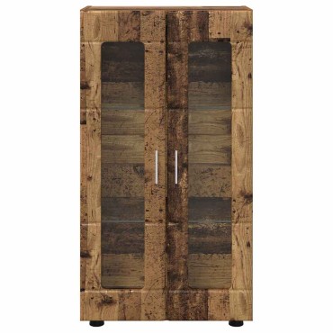 vidaXL Πλαϊνό γραφείο FLORIN 55,5x29x100cm Παλιό ξύλο
