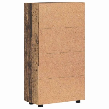 vidaXL Πλαϊνό γραφείο FLORIN 55,5x29x100cm Παλιό ξύλο