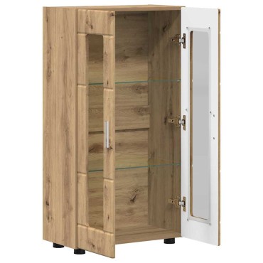 vidaXL Πλαϊνό γραφείο FLORIN 55,5x29x100cm Artisan Oak