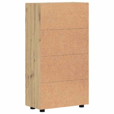 vidaXL Πλαϊνό γραφείο FLORIN 55,5x29x100cm Artisan Oak