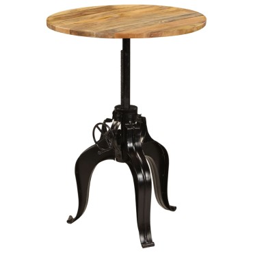vidaXL Τραπέζι Μπαρ 75x(76-110)cm από Μασίφ Ξύλο Μάνγκο 1 τεμ.