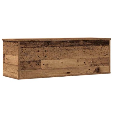 vidaXL Κουτί αποθήκευσης Παλιό Ξύλο 102x35x35cm