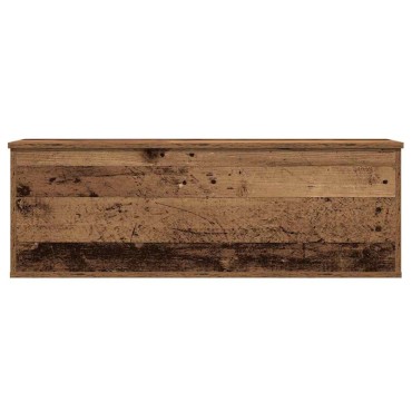 vidaXL Κουτί αποθήκευσης Παλιό Ξύλο 102x35x35cm