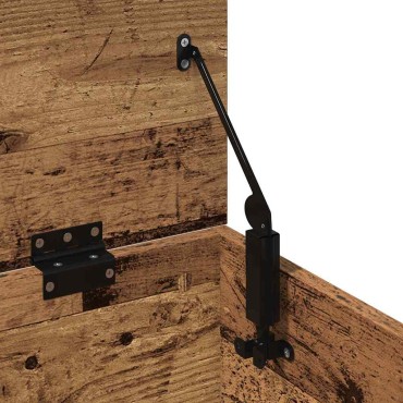 vidaXL Κουτί αποθήκευσης Παλιό Ξύλο 102x35x35cm