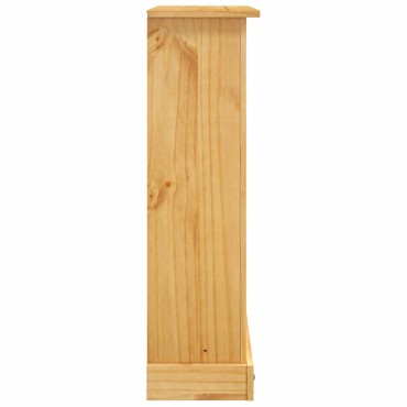 243743 vidaXL Βιβλιοθήκη 3 επιπέδων Μεξικ. Στιλ Corona 80x29x100cm 1 τεμ.