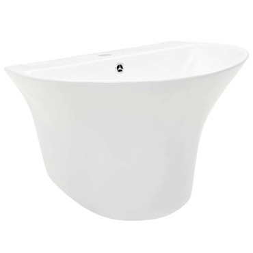 vidaXL Λεκάνη Λευκό 56 x 48 x 42 εκ. Γυαλιστερή Κεραμική