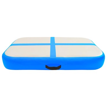 vidaXL Στρώμα Ενόργανης Φουσκωτό Μπλε 60 x 100 x 20 εκ. PVC με Τρόμπα