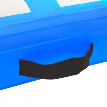 vidaXL Στρώμα Ενόργανης Φουσκωτό Μπλε 60 x 100 x 20 εκ. PVC με Τρόμπα