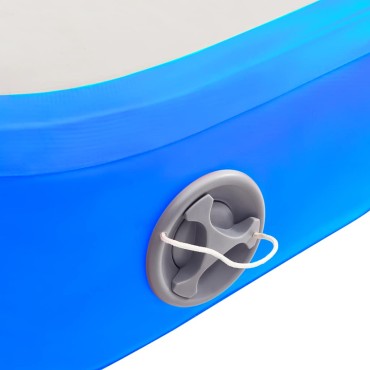 vidaXL Στρώμα Ενόργανης Φουσκωτό Μπλε 60 x 100 x 20 εκ. PVC με Τρόμπα