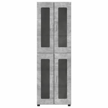 vidaXL Highboard FLORIN 60x35x182cm Σκυρόδεμα Γκρι