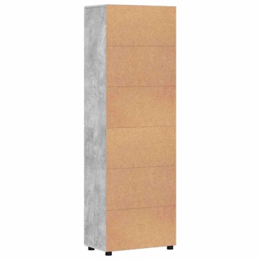 vidaXL Highboard FLORIN 60x35x182cm Σκυρόδεμα Γκρι