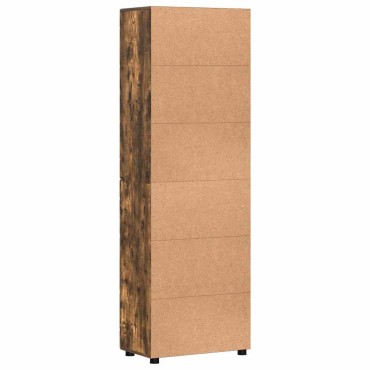 vidaXL Highboard FLORIN 60x35x182cm Καπνιστό Δρύς