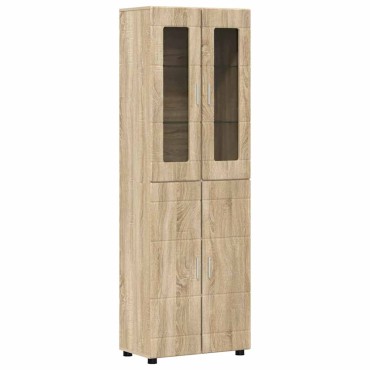 vidaXL Highboard FLORIN 60x35x182cm Δρύς Sonoma