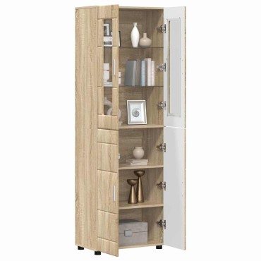 vidaXL Highboard FLORIN 60x35x182cm Δρύς Sonoma
