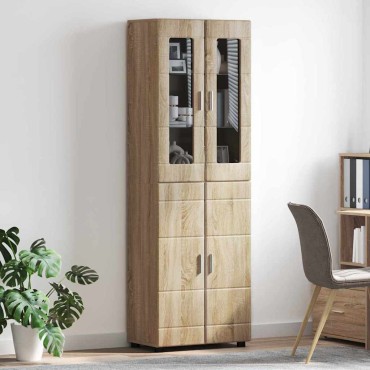 vidaXL Highboard FLORIN 60x35x182cm Δρύς Sonoma