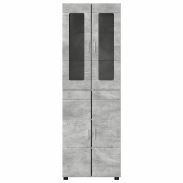vidaXL Highboard FLORIN 60x35x182cm Σκυρόδεμα Γκρι