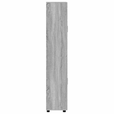 vidaXL Highboard FLORIN 60x35x182cm Γκρίζο Σονομα